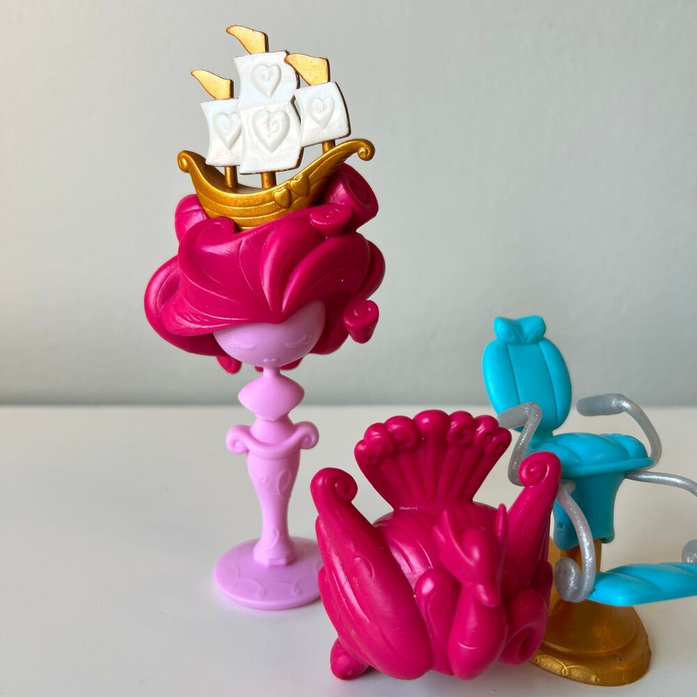 Wigs with Stand Salon Chair Replacement parts MLP Pinkie Pie Salon Swan Style - Picture 7 of 8